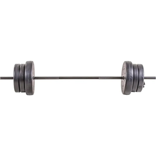 Barbell Duracast 55 Lb Barbell Weight Set Adjustable Weights Gym Equipment for Weight Lifting for Home Gym Workout, Barbell