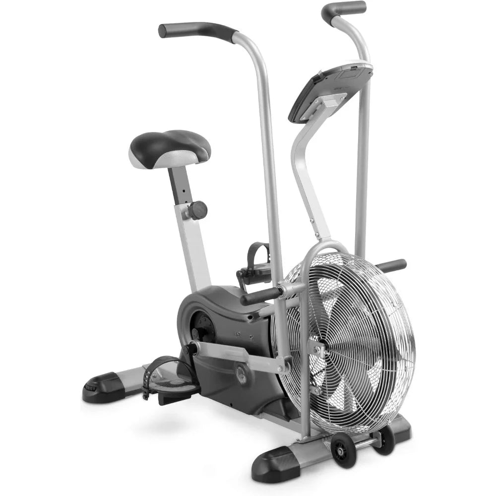 Dynamic Bike, Air-Resistance Exercise Fan Bike With Dual Acction Handlebars Dynamic Bike