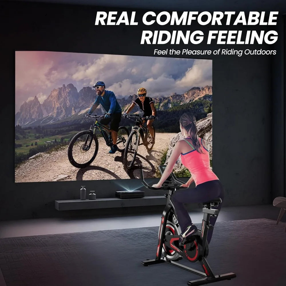 Dynamic Bike-Indoor Cycling Bike Stationary Bike for Home Gym, Cycle Bike With Digital Display & Comfortable Seat Cushion