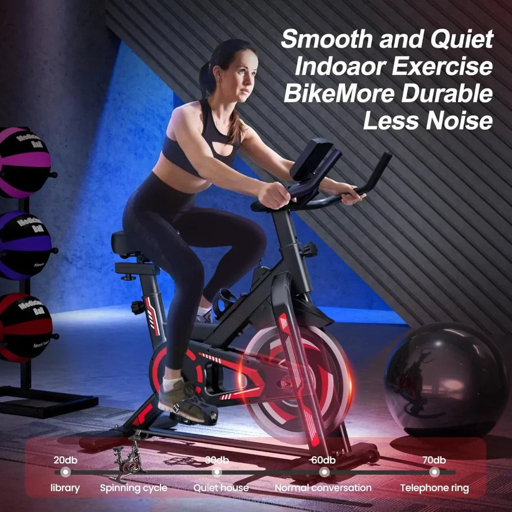 Dynamic Bike-Indoor Cycling Bike Stationary Bike for Home Gym, Cycle Bike With Digital Display & Comfortable Seat Cushion