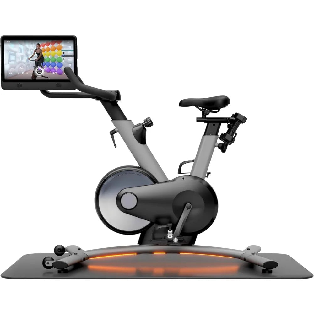 Dynamic Bike, Indoor Exercise Bike with 15.6 TouchScreen, Stationary Bike with Auto Resistance, Training Algorithm Dynamic Bike