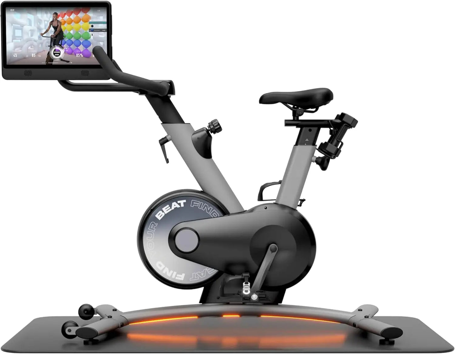 Dynamic Bike, Indoor Exercise Bike with 15.6 TouchScreen, Stationary Bike with Auto Resistance, Training Algorithm Dynamic Bike