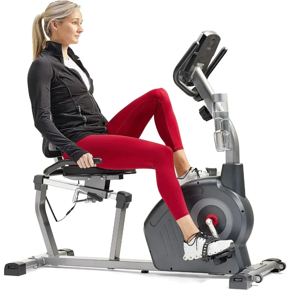 Dynamic Bike W/ 300LB Weight Capacity & Adjustable Wide Cushioned Seat, Home Exercise Machine for Adult/Seniors