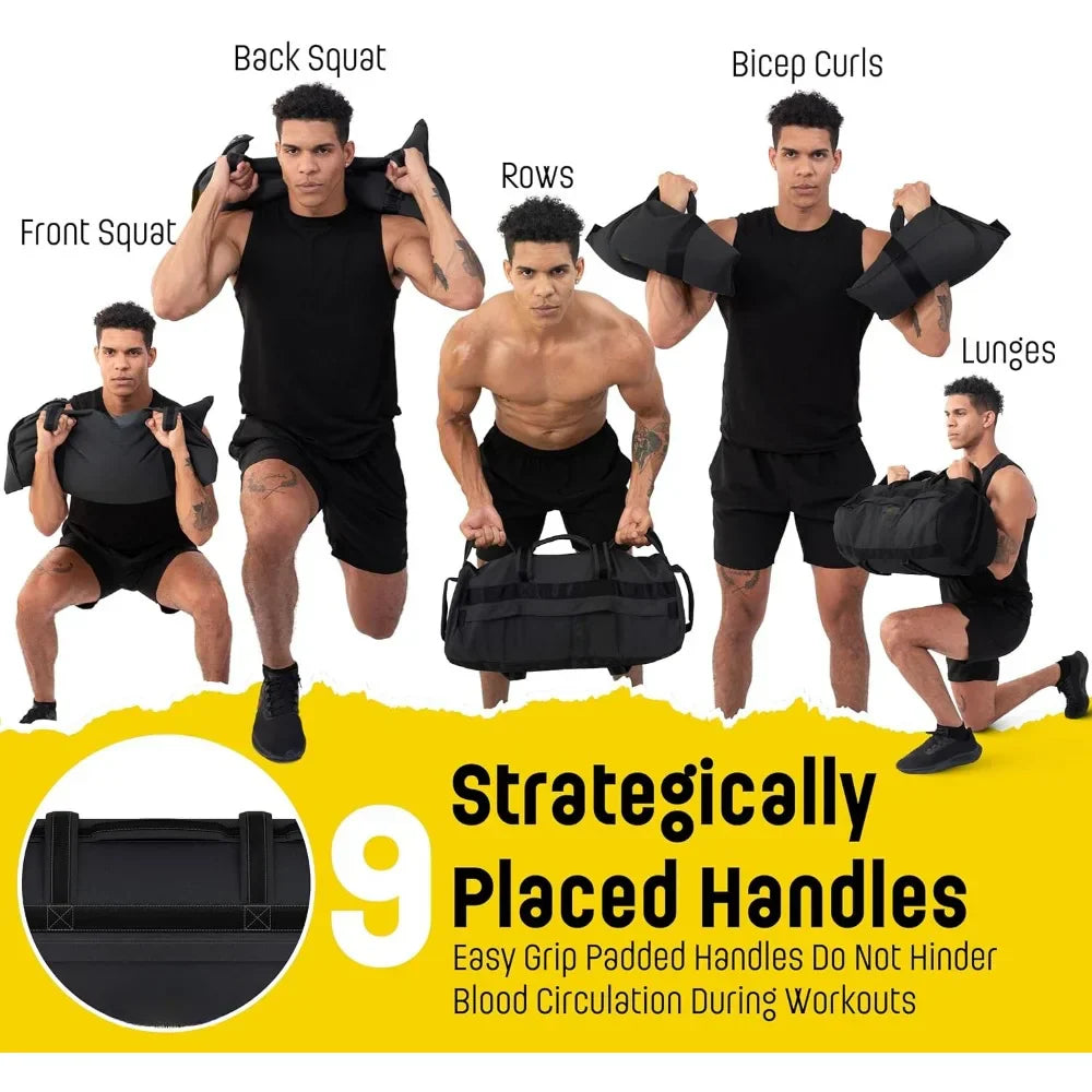 Sandbags for Working Out - Enhance Your Fitness with Our Workout Sandbag, Versatile & Durable Sand Bags for Weight Training