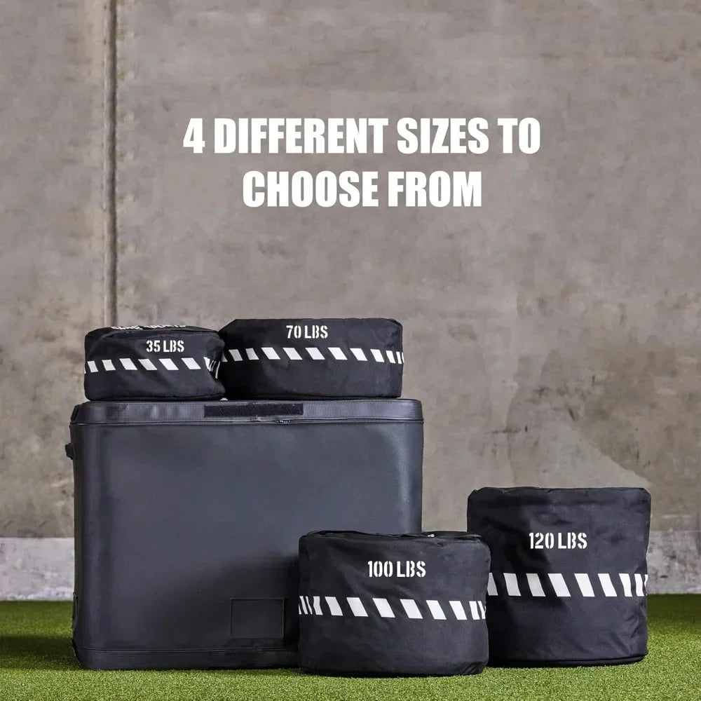 Sports Workout Sandbag, Unfilled Heavy-Duty Strongman Sand Bags for Full-Body & Core Training, Weight Lifting Sandbag