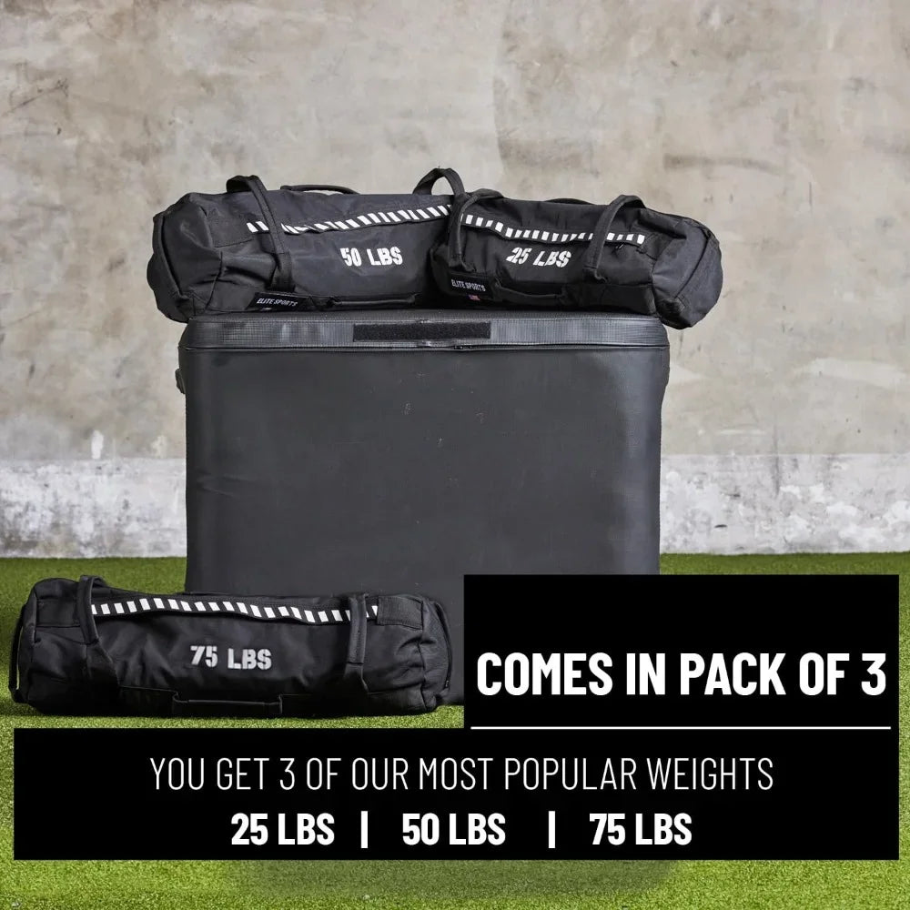 Sports Workout Sandbag for Versatile,Intensive Core Muscles Fitness,Strength Training with Strategic Handle Placement (Unfilled)