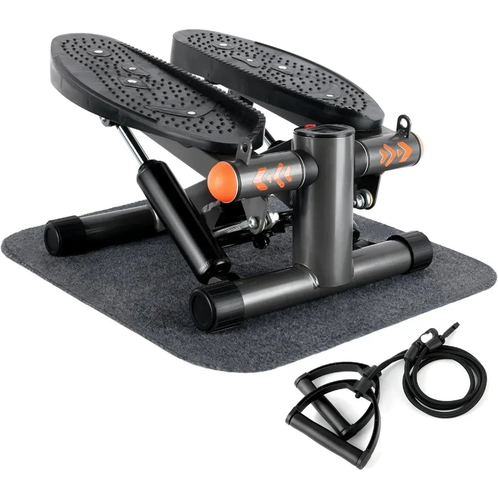 Stepper with Resistance Bands, It for Exercise At Home, 350lbs Steppers for Exercise Capacity, Hydraulic Fitness Stepper