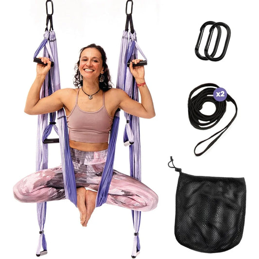 Swing Set for Home & Outdoor | Easy Setup for Strength, Balance & Back Pain Relief | Adjustable Straps & 600lb Capacity