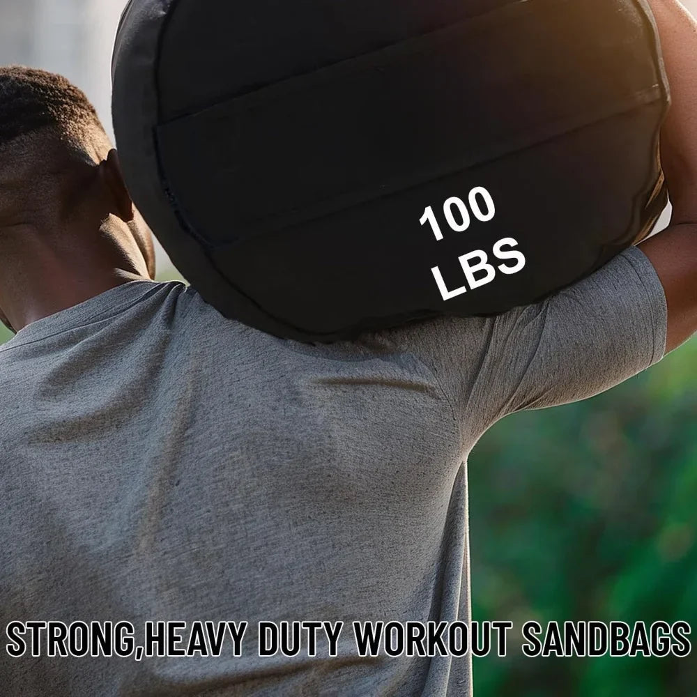 Training Sandbag Workout Bag Heavy Duty Workout Sandbags Weights Sand Bags for Training, Exercise Military Conditioning, Fitness