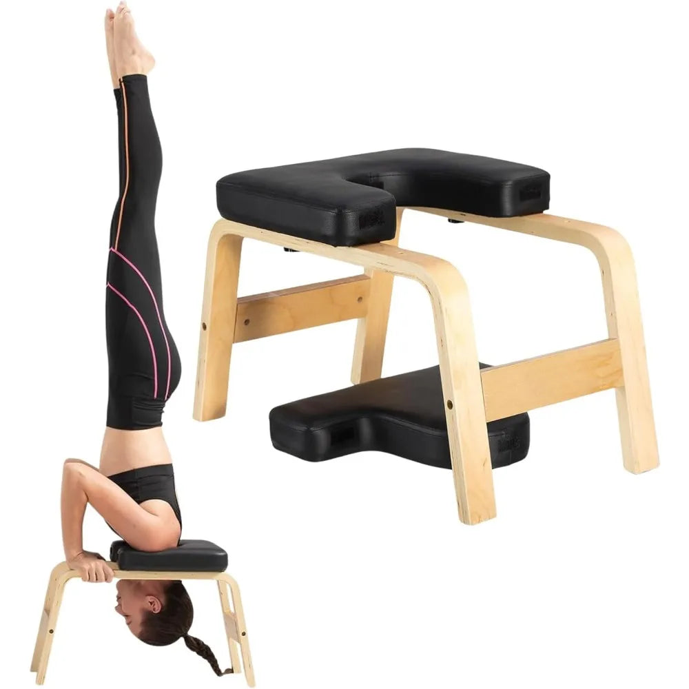 Yoga Headstand Bench, Versatile Yoga Inversion Chair for Core Strengthening Healthy Living Simplified ,Yoga Headstand Bench