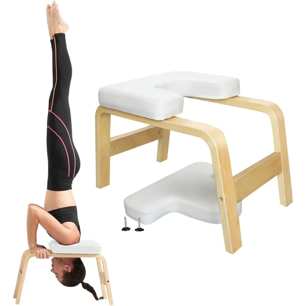 Yoga Headstand Bench, Versatile Yoga Inversion Chair for Core Strengthening Healthy Living Simplified ,Yoga Headstand Bench